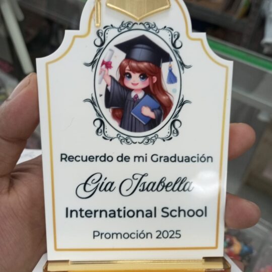 Recordatorio de Graduación de Acrílico de 5.5"