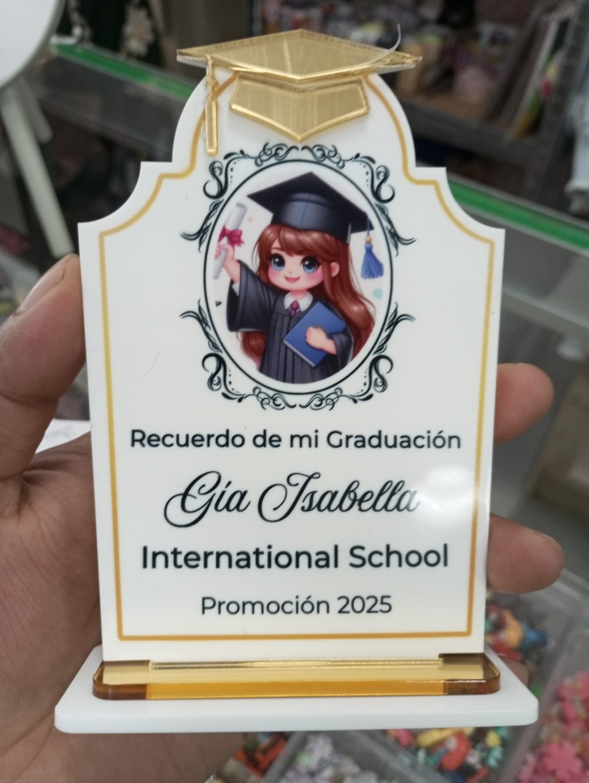 Recordatorio de Graduación de Acrílico de 5.5"