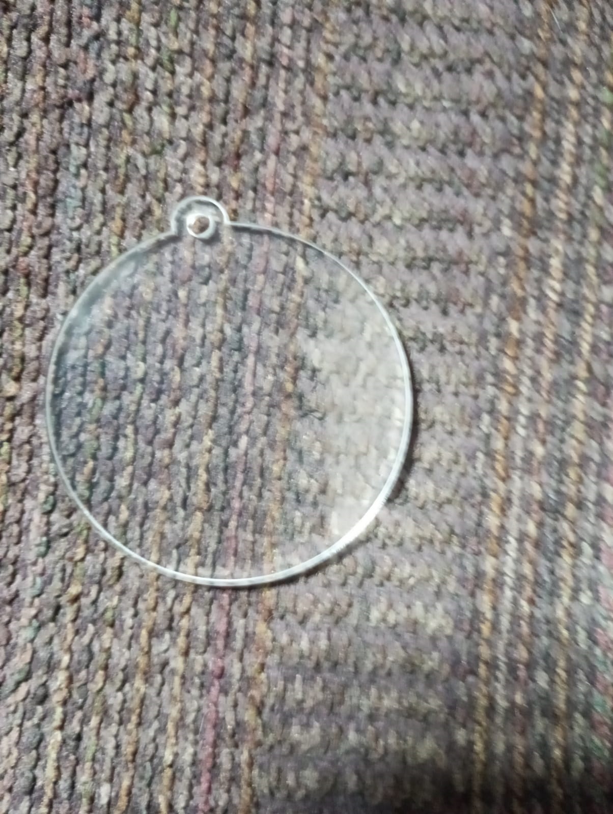 Acrilico circular para llavero de 2" de Diametro - Image 2