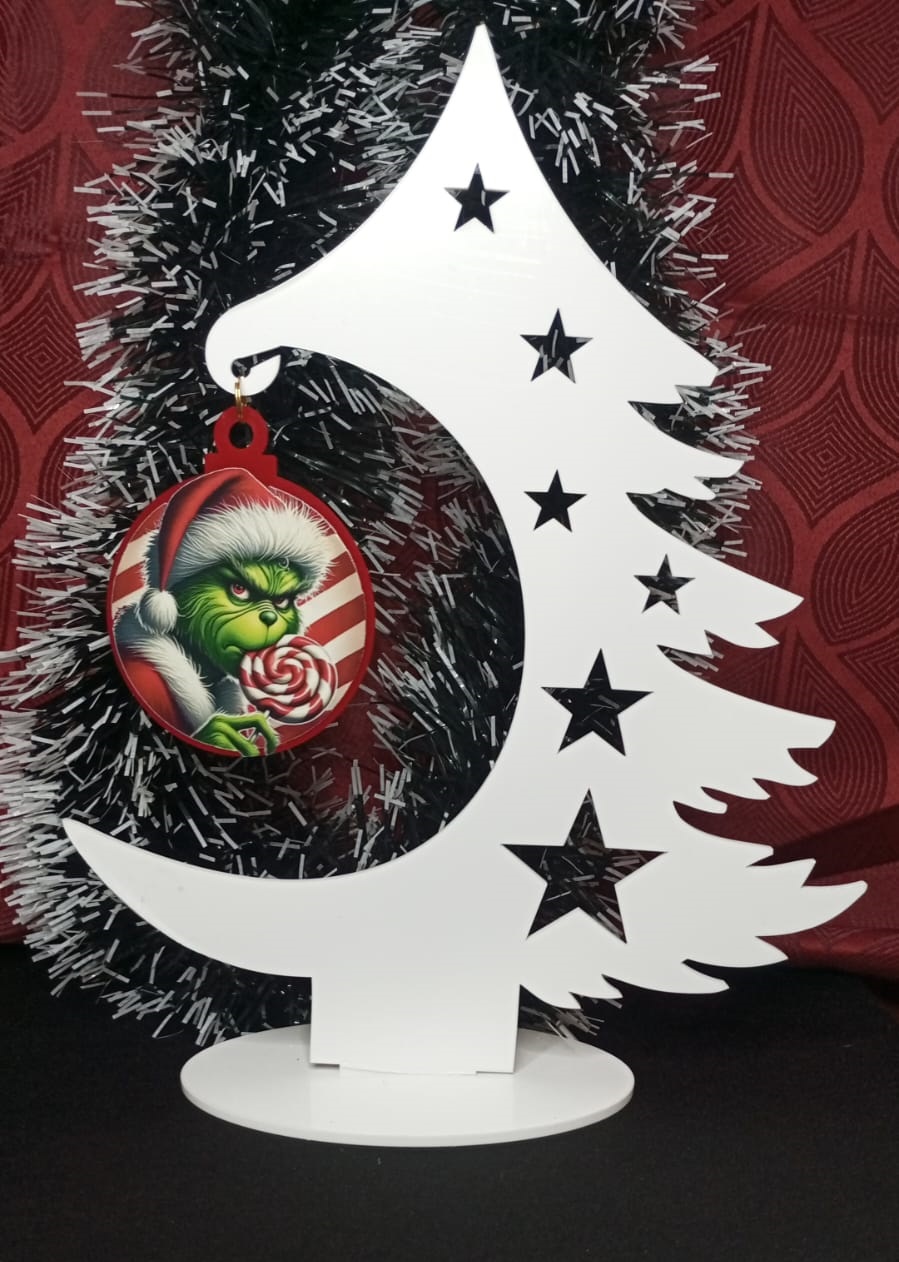 Arbolito Navideño de Acrilico 12 Pulgadas de Alto