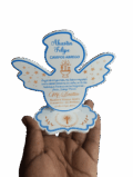 Recordatorio de Bautizo en Forma de Angelito