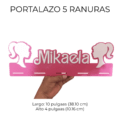 Portalazo de 5 ranuras
